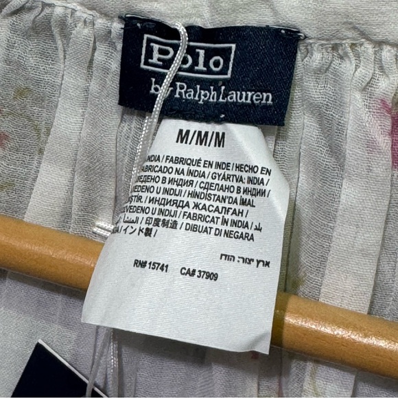 Polo Ralph Lauren Floral Print Sheer Cotton Capri  Pyjamas- New with Tags - Picture 3 of 11